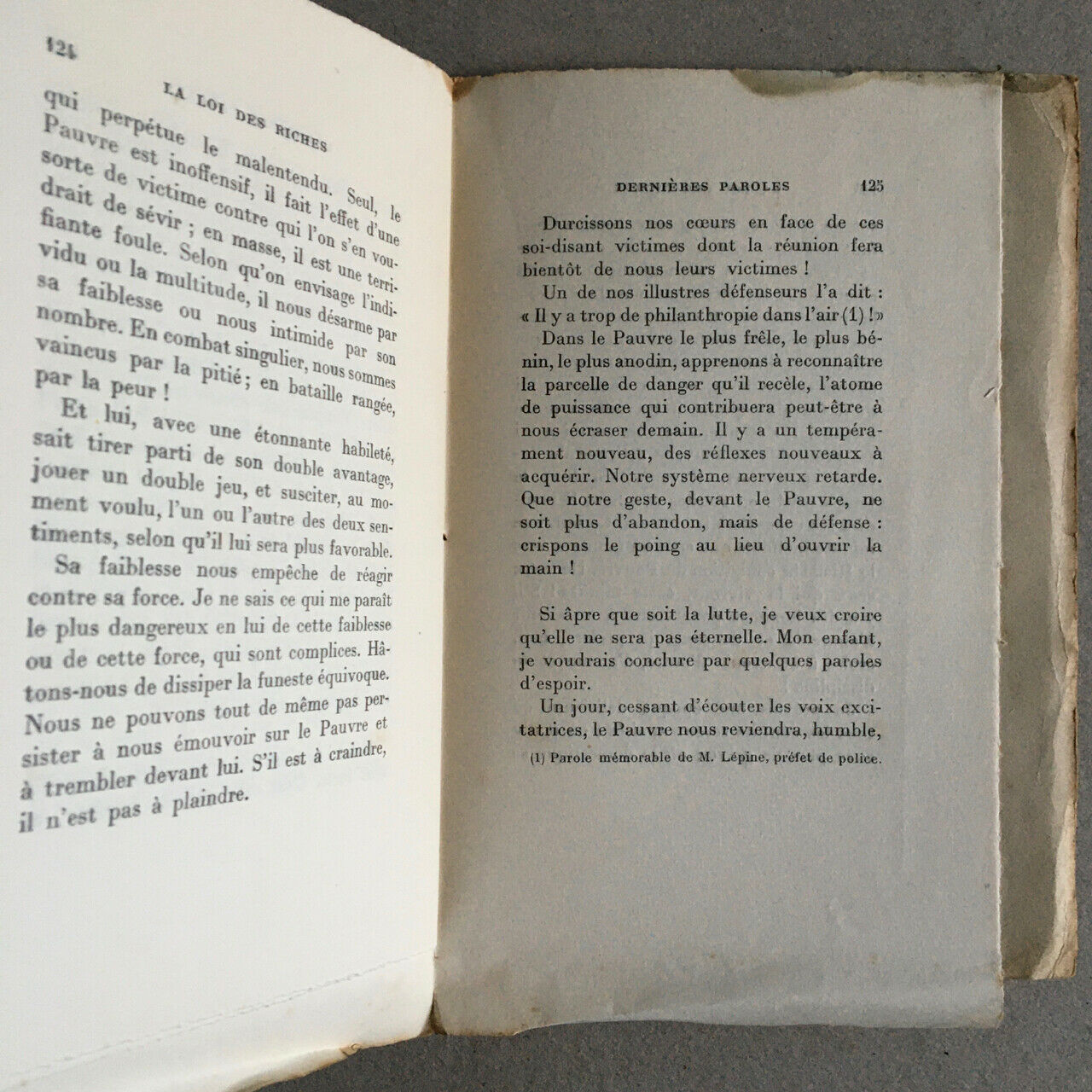 Jean Rostand — La Loi des riches — É.O. — ex. n°/ Lafuma — Grasset — 1920.