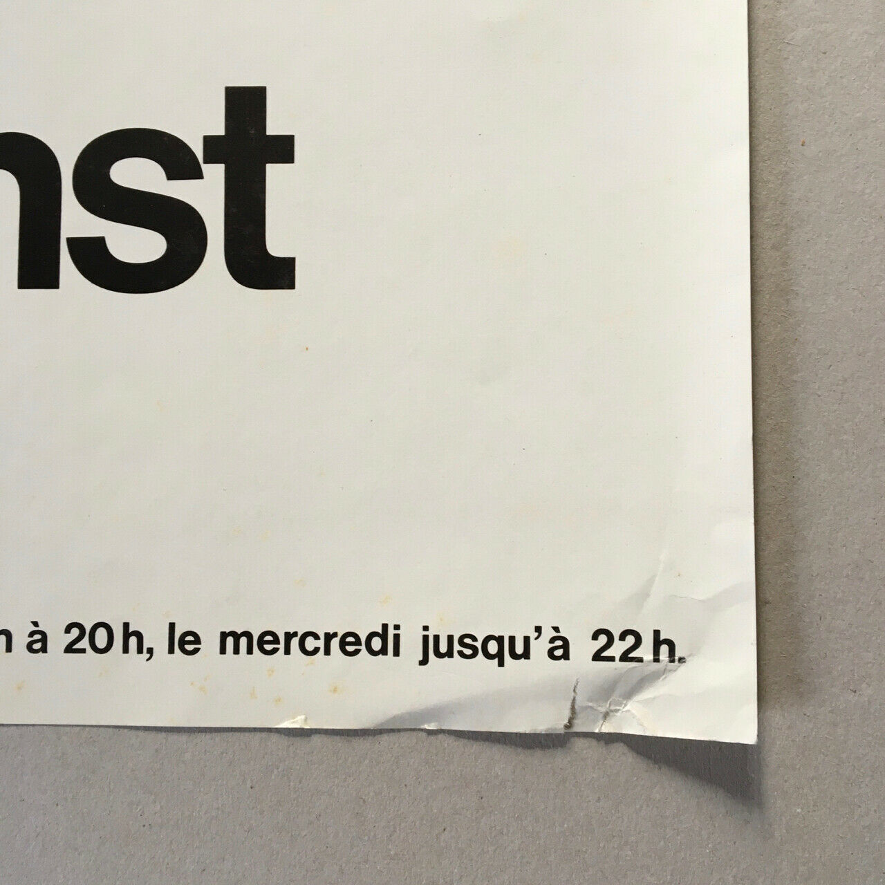 Max Ernst — Monument to the birds — poster for the exhibition at the Grand Palais in 1975