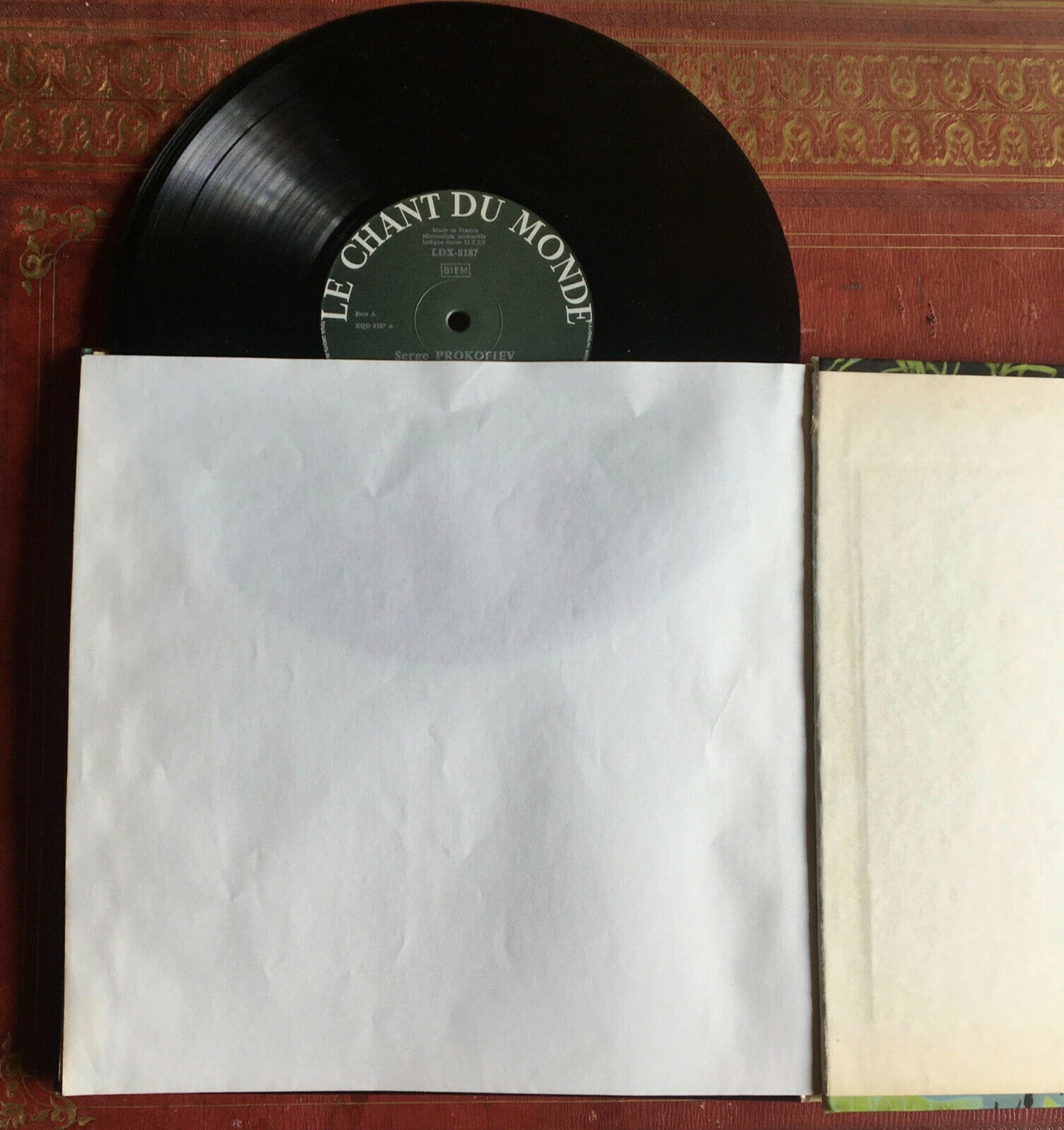 Prokofiev/Jiri Trnka/Gérard Philippe — Pierre & le loup — livre disque 10" 1962