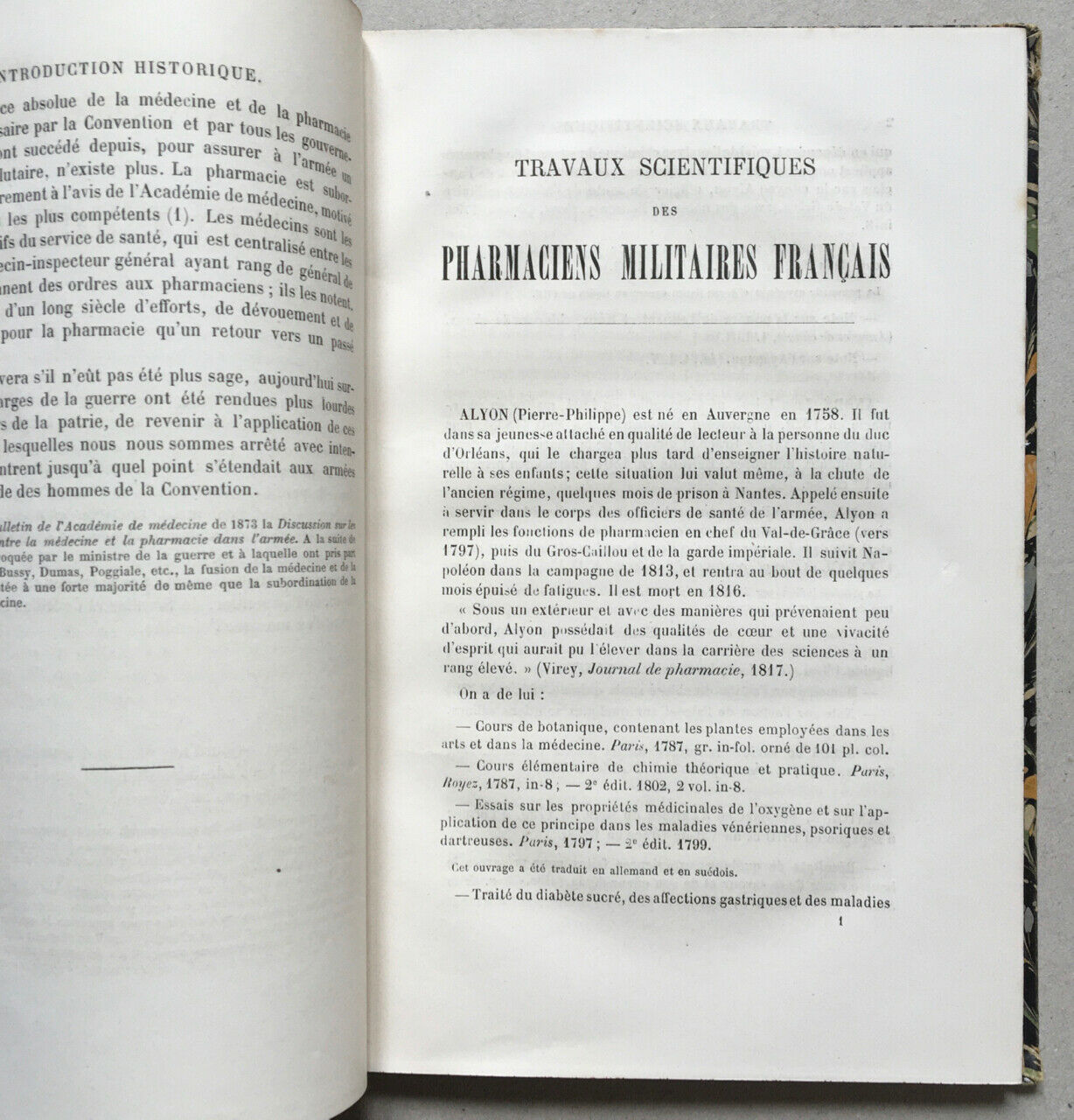 Balland, Antoine— Travaux scientifiques des pharmaciens militaires français — Asselin — 1882