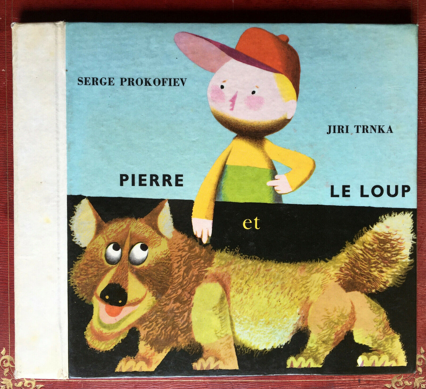 Prokofiev/Jiri Trnka/Gérard Philippe — Pierre & le loup — livre disque 10" 1962
