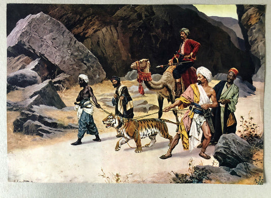 R. Ernst (after) — The Captive — chromolithography — Chicago colortype — 1900