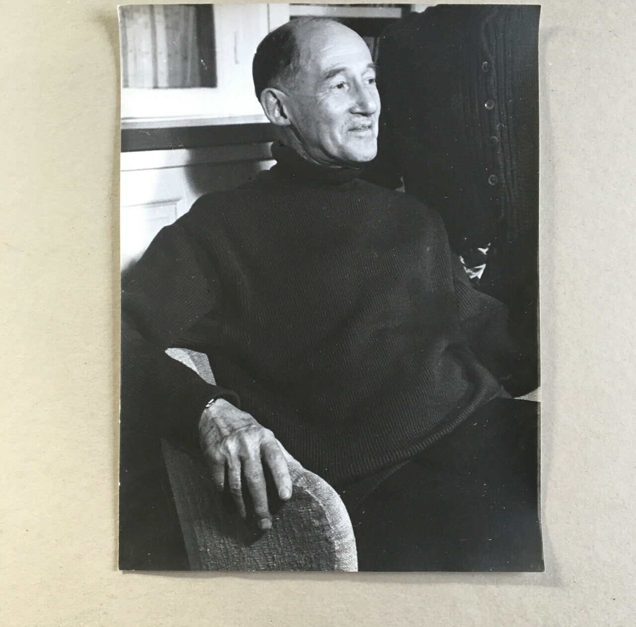 Marcel Jouhandeau dans les années 50 — grand retirage argentique — 30x40 cm.