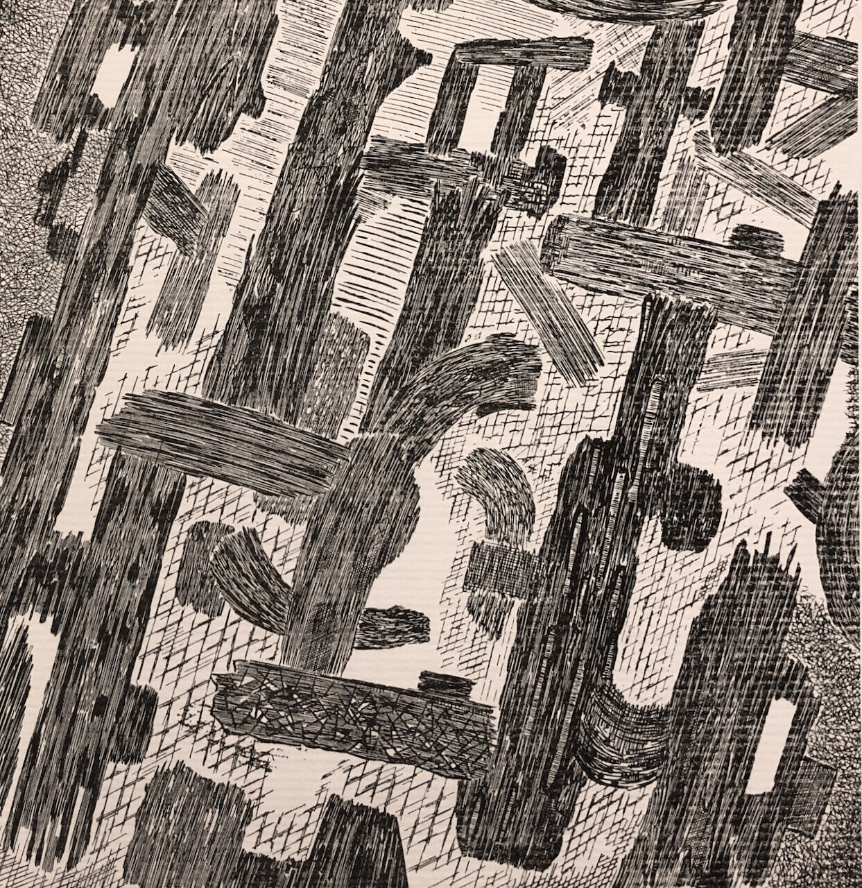 Roger Vieillard — gravure originale — catalogue à tirage limité — Maeght — 1958.