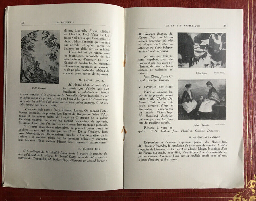 Félix Fénéon — The Bulletin of artistic life — 48 issues over three years — Bernheim-Jeune — 1923 to 1925.