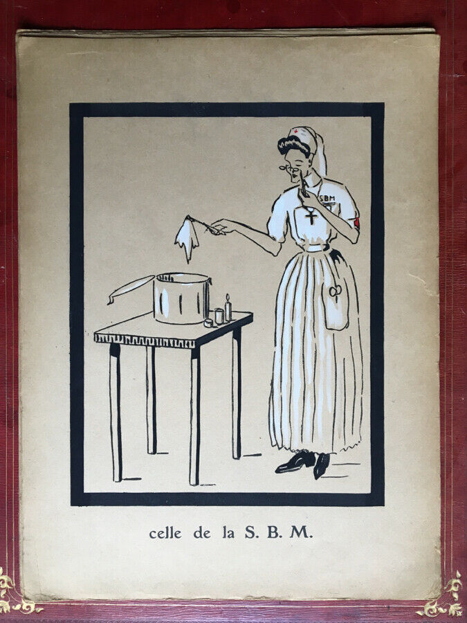 Daisy Delpech — "Croix=Rouge" s'en va-t-en guerre — édition originale numérotée sur 630 — Boccard — 1918.