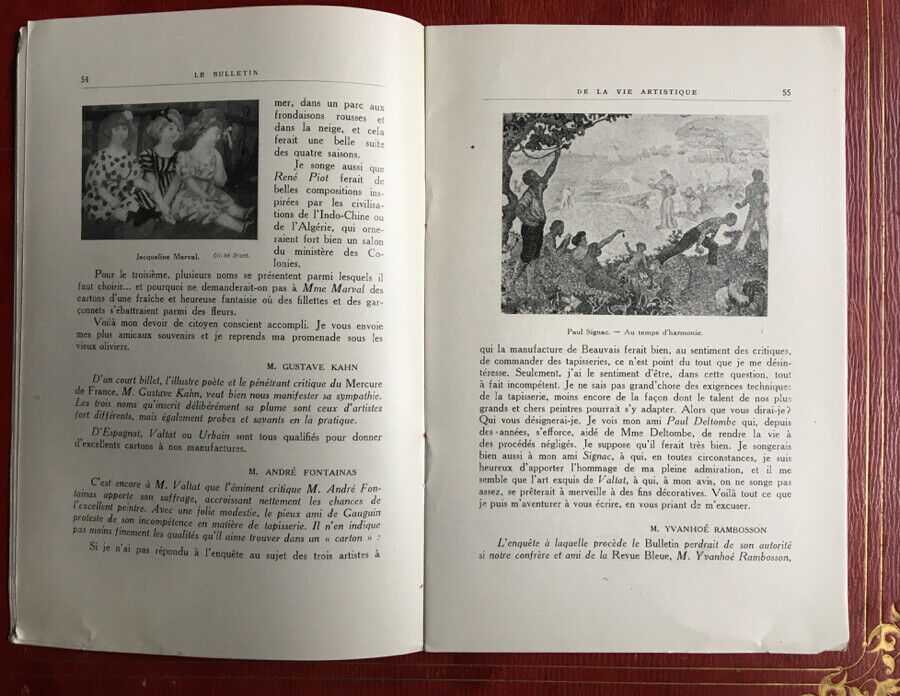 Félix Fénéon — The Bulletin of artistic life — 48 issues over three years — Bernheim-Jeune — 1923 to 1925.