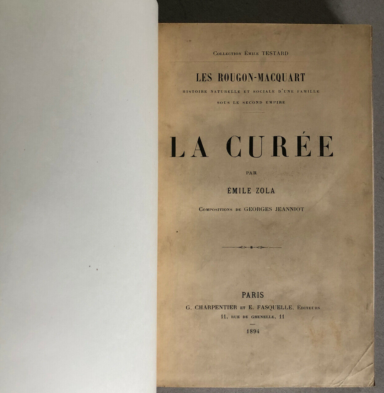 Émile Zola — La Curée — ill. de Georges Jeanniot — Charpentier & Fasquelle —1894