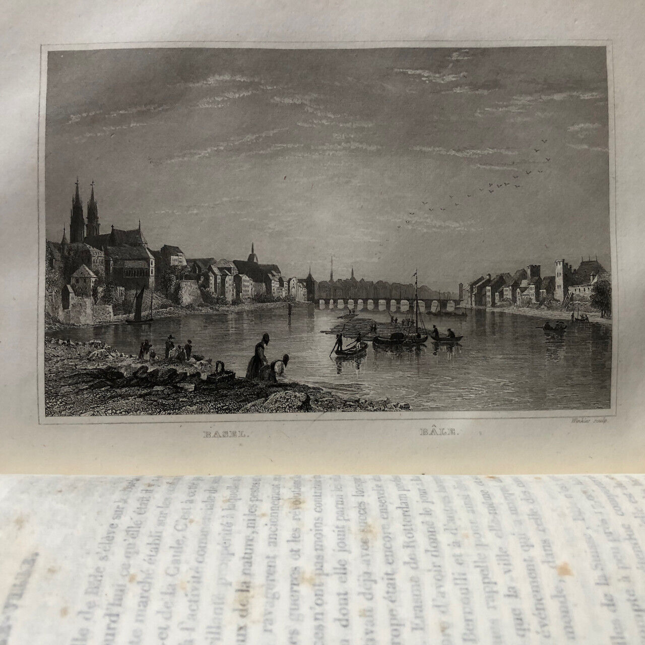 Henri Zschokke — Vues classiques de la Suisse — 85 pl. h. t. — 1ère éd. — 1838.