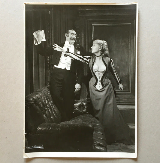 Voinquel — Martine Carol & Noël Roquevert in 'Nana' — 39x30 — blind stamp —1955