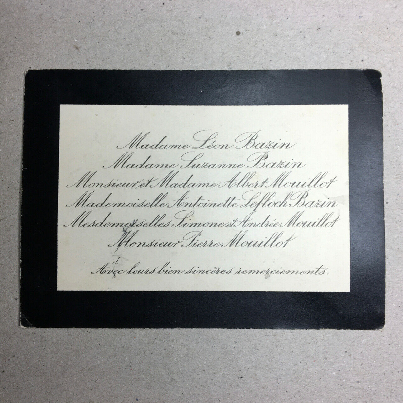 Carriages going up the hill — watercolor on the back of an invitation — Bazin, Mouillot.