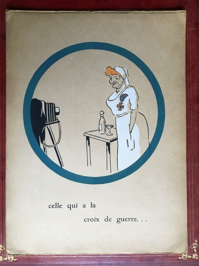 Daisy Delpech — "Croix=Rouge" s'en va-t-en guerre — édition originale numérotée sur 630 — Boccard — 1918.