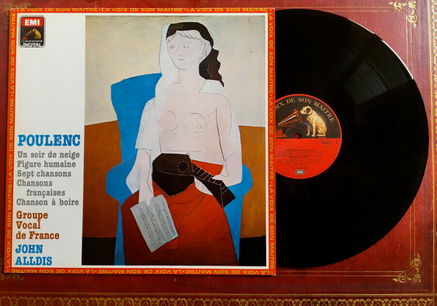 POULENC - SNOW EVENING - VOCAL GROUP OF FRANCE - JOHN ALLDIS - RARE 33RPM LP