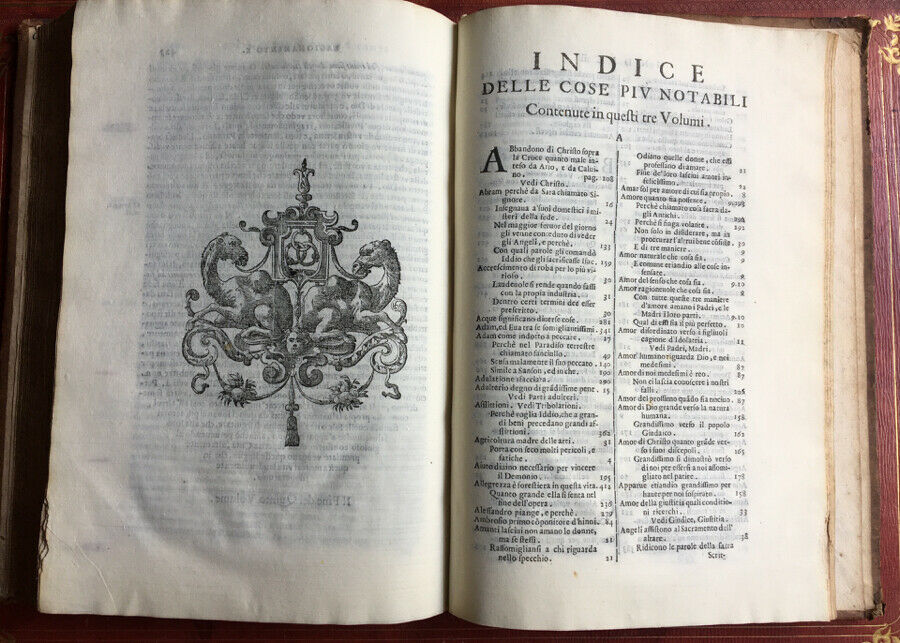 I SACRI RAGIONAMENTI DE FEDERICO BORROMEO - VOL.3,4 & 5 SEULEMENT - MILAN - 1640