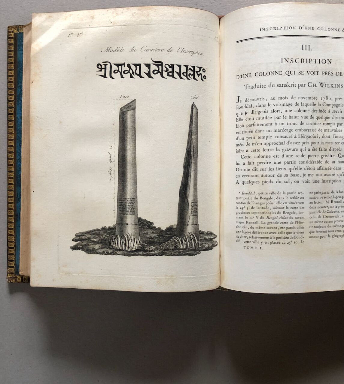 Labaume (trad.), Cuvier, Lamarck — Recherches asiatiques - Bengale — é.o. — 1805