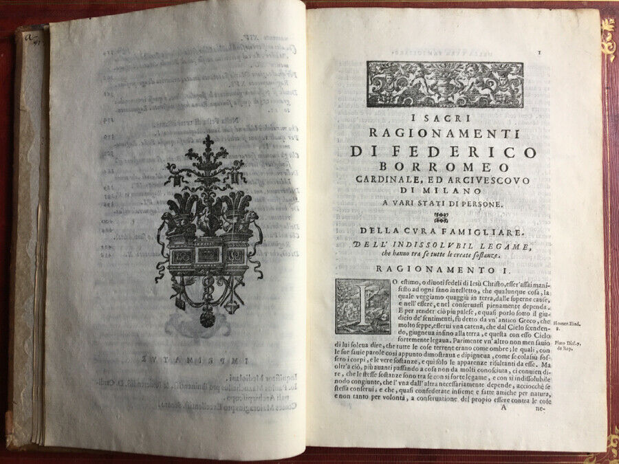 I SACRI RAGIONAMENTI DE FEDERICO BORROMEO - VOL.3,4 & 5 SEULEMENT - MILAN - 1640