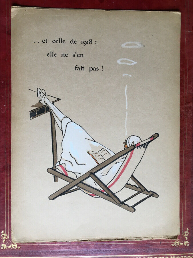 Daisy Delpech — "Croix=Rouge" s'en va-t-en guerre — édition originale numérotée sur 630 — Boccard — 1918.