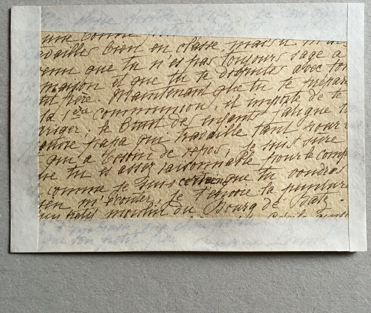 Léonie Denis — Moulin du Bourg de Batz — aquarelle sur papier signée en bas.
