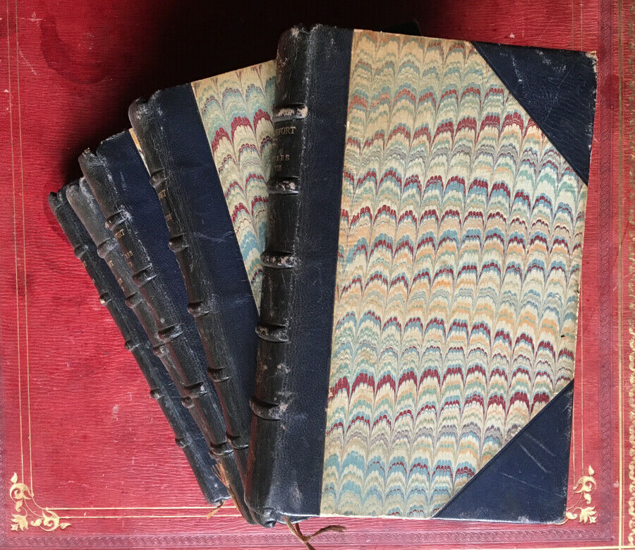 ROCHEFORT - THE ADVENTURES OF MY LIFE - SENDING TO LAISANT - 5 VOL. - P.DUPONT 1896