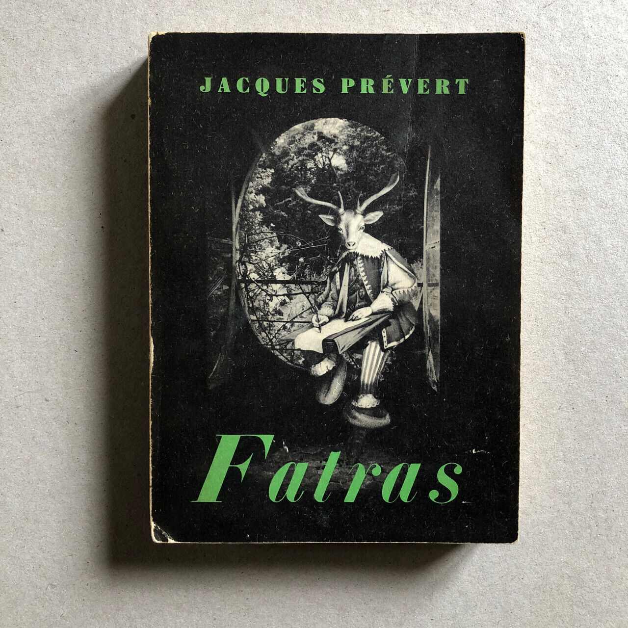 Jacques Prévert — Fatras — É.O. — dessin & envoi autographe — NRF — 1966.