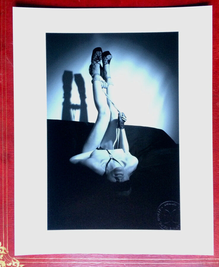 MARC WOLFF - BONDAGE BDSM - TIRAGE ORIGINAL - TAMPON & MONOGRAMME - 24x30 cm.
