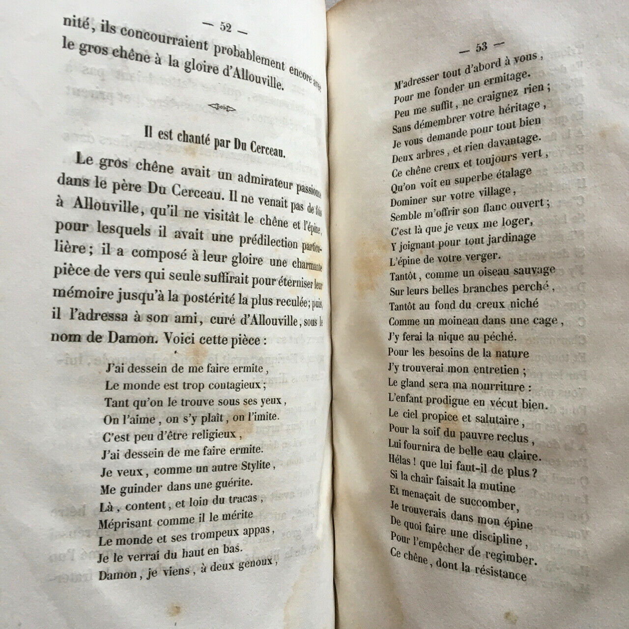 Notice sur le gros chêne d'Allouville ou chêne chapelle (Yvetot) — Mégard — 1856