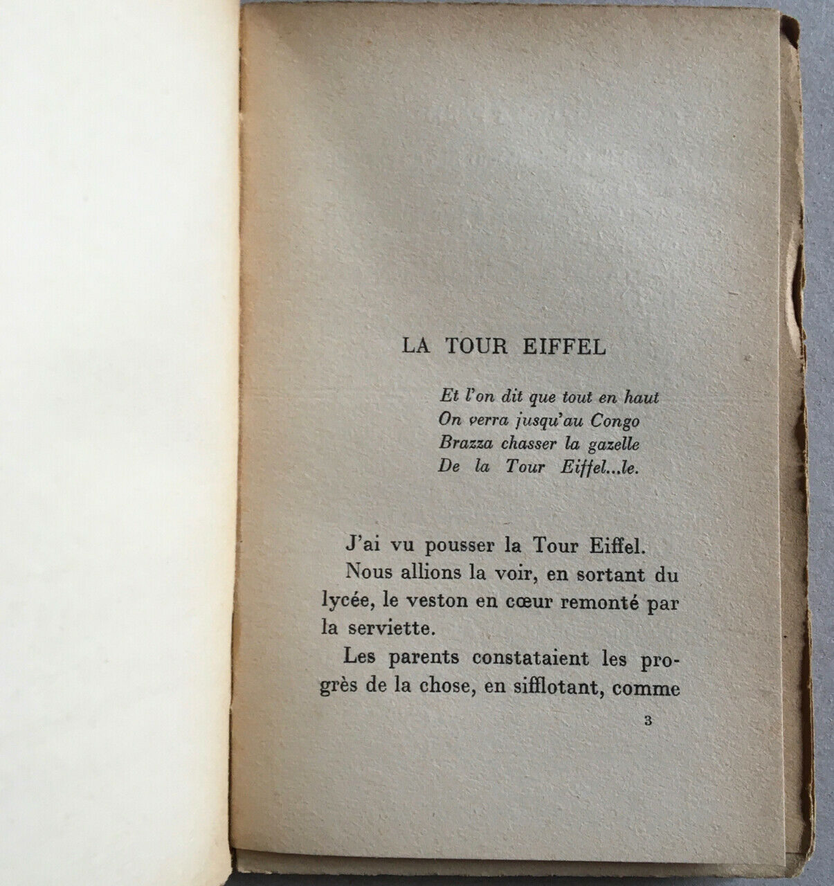 Léon Paul Fargue — D'après Paris — service de presse & envoi — Gallimard — 1932