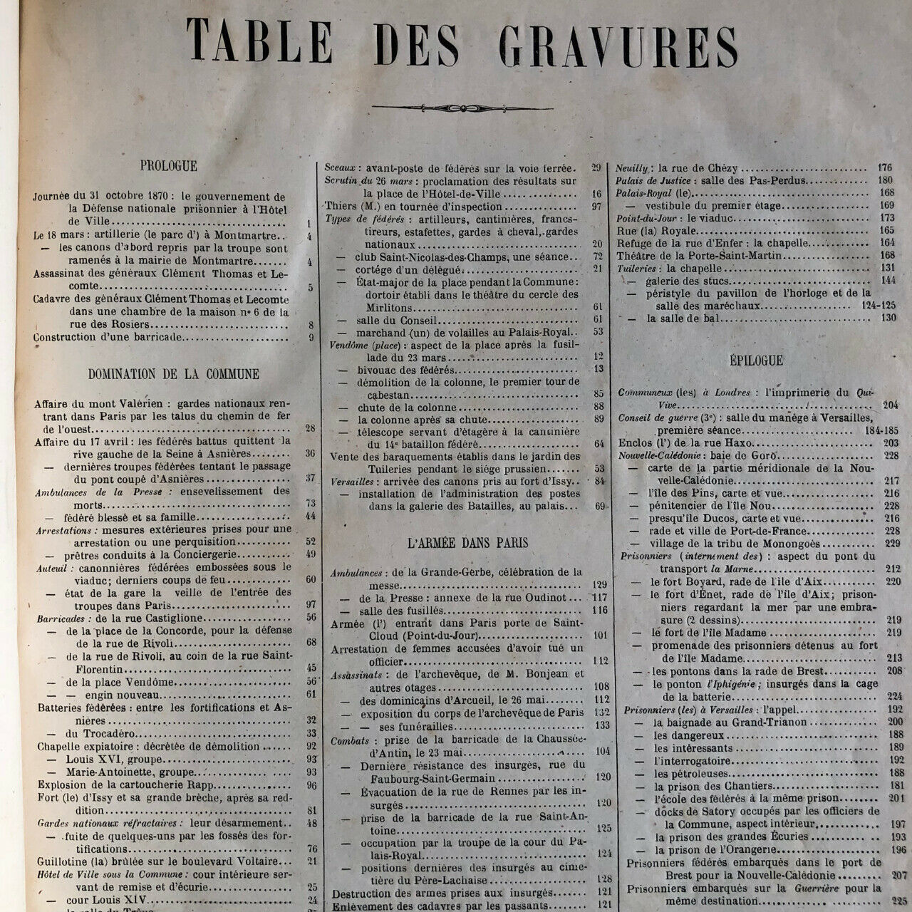 Georges Bell — Paris incendié - Histoire de la Commune de 1871 — A. Marc — 1872