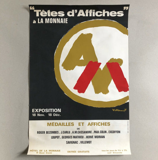 Villemot — Headliners — silkscreen poster — Monnaie de Paris — 60 x 40