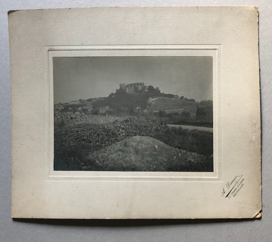A. Daams — Château de Paulhac, vue générale — photographie originale — c. 1900.