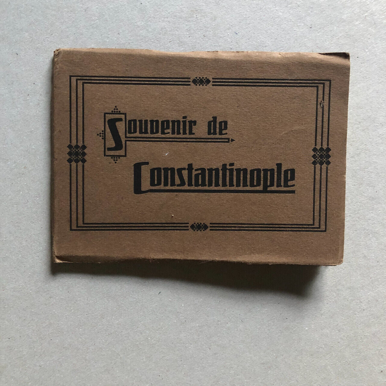 CPA — Souvenir de Constantinople — accordéon de 8 CPA — panorama Istanbul — 1920