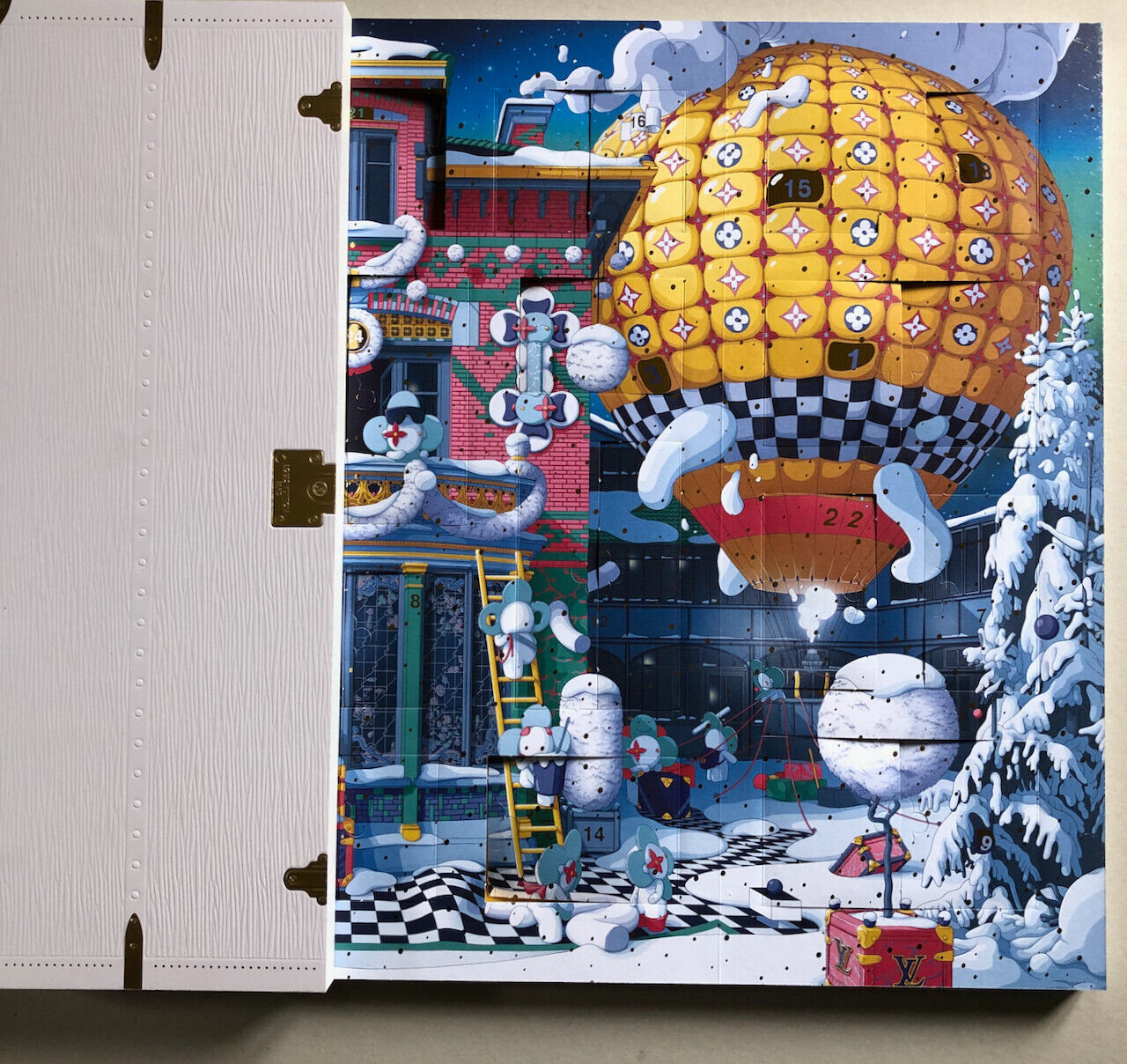 Louis Vuitton — calendrier de l 'Avent Vivienne 2022 — 24 décorations de noël .