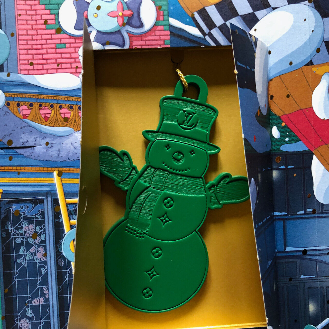 Louis Vuitton — calendrier de l 'Avent Vivienne 2022 — 24 décorations de noël .
