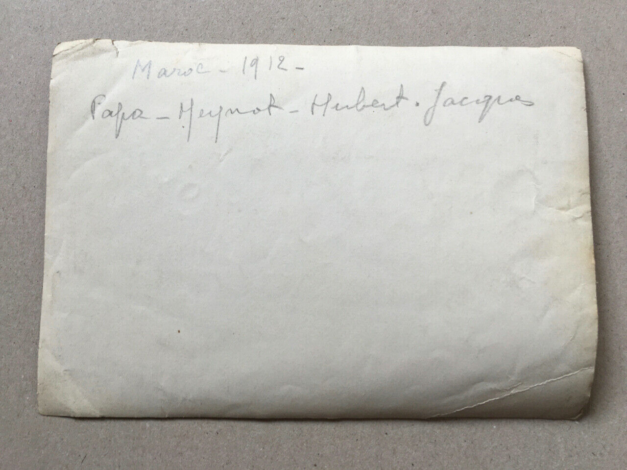 Old photograph — Morocco, colonies — Settlers & dignitaries — 18x13 cm — 1912