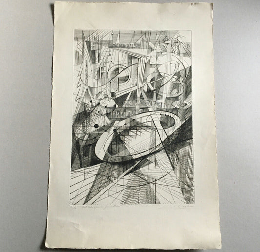 Germaine de Coster — Household arts at the Grand Palais — chisel n° / 30 & signed — 1959