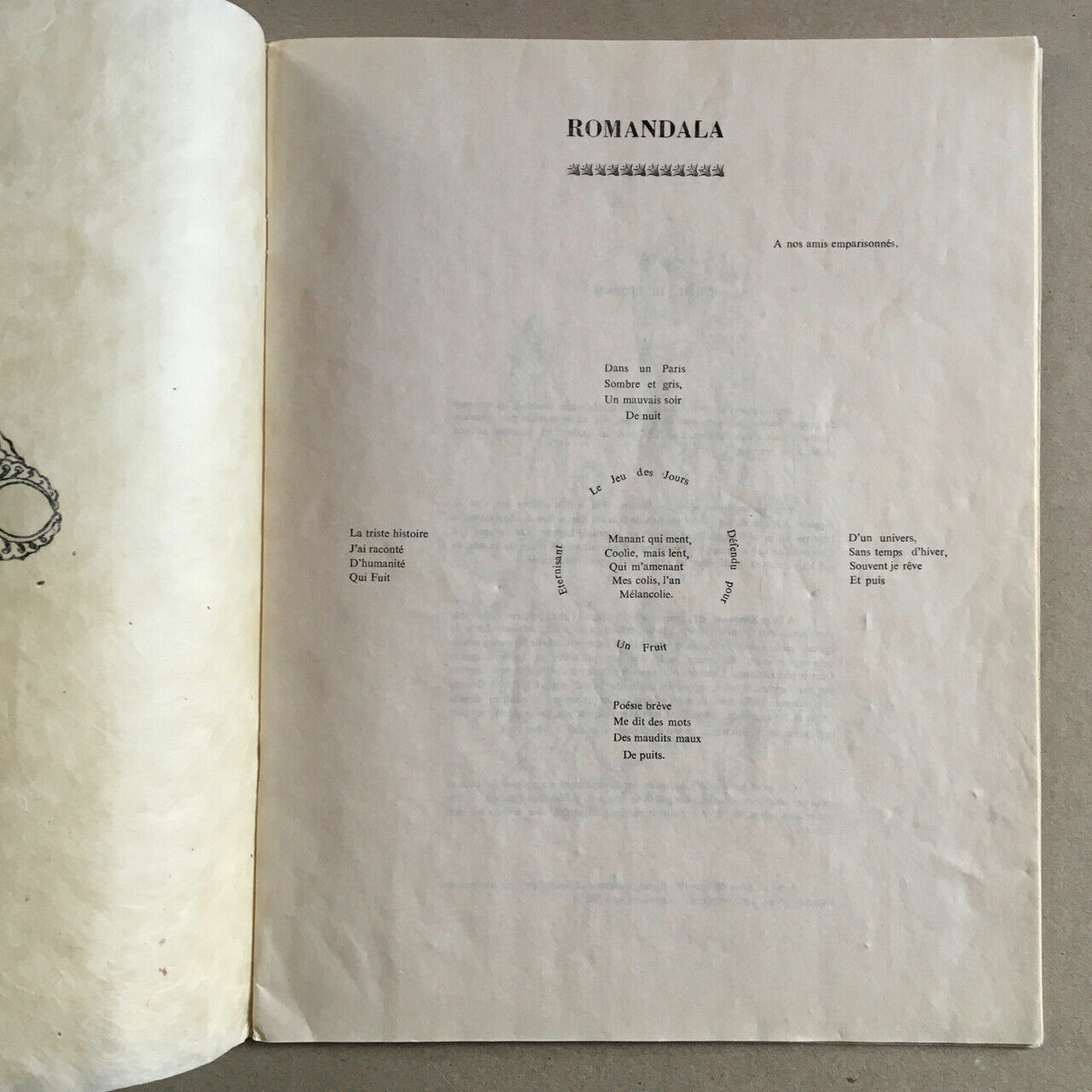 Éric Chazot — Romandala — 9 lithos h.t. — Presse hyporéaliste — Kathmandu — 1976