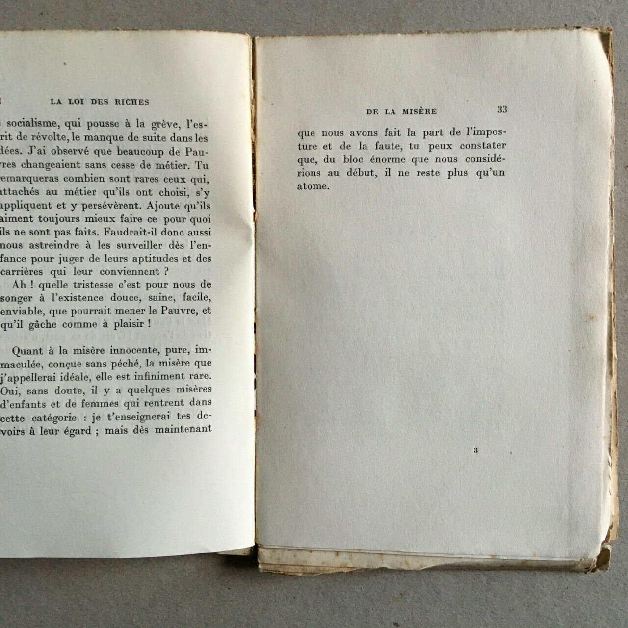Jean Rostand — La Loi des riches — É.O. — ex. n°/ Lafuma — Grasset — 1920.