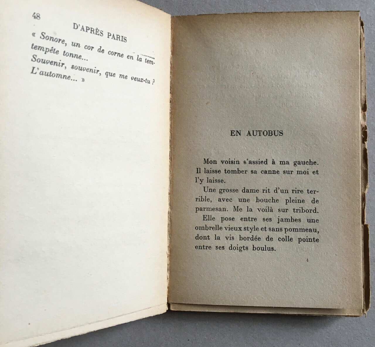 Léon Paul Fargue — D'après Paris — service de presse & envoi — Gallimard — 1932