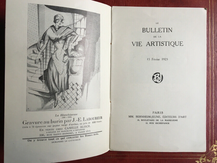 Félix Fénéon — The Bulletin of artistic life — 48 issues over three years — Bernheim-Jeune — 1923 to 1925.