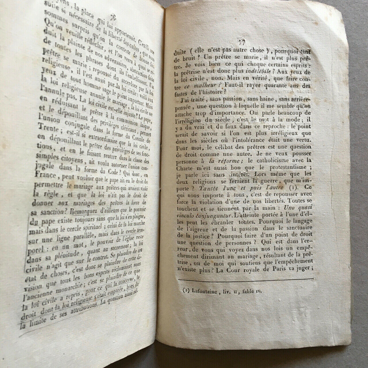 Crémieux, Adolphe — Dissertation sur cette question: L'engagement dans les ordres est-il un empêchement dirimant au mariage? — édition originale — Durand-Belle — 1828