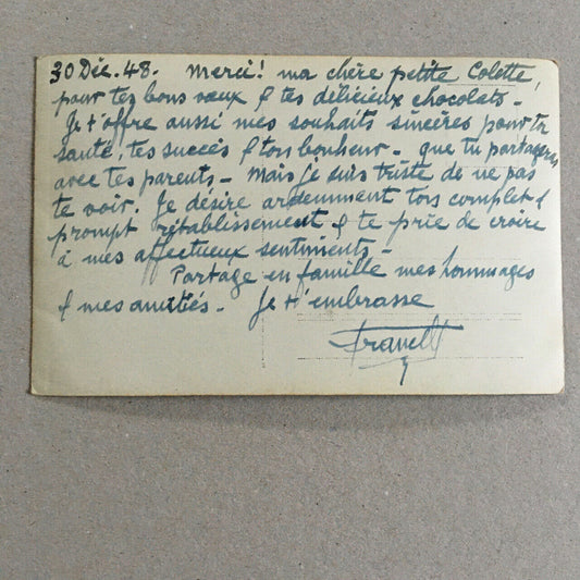 Fernand Francell — original signed, dedicated photograph — 9x14 — 1948.