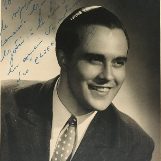 Paul Mouron — photographie originale signée, et datée — Studio Robert — 1950.