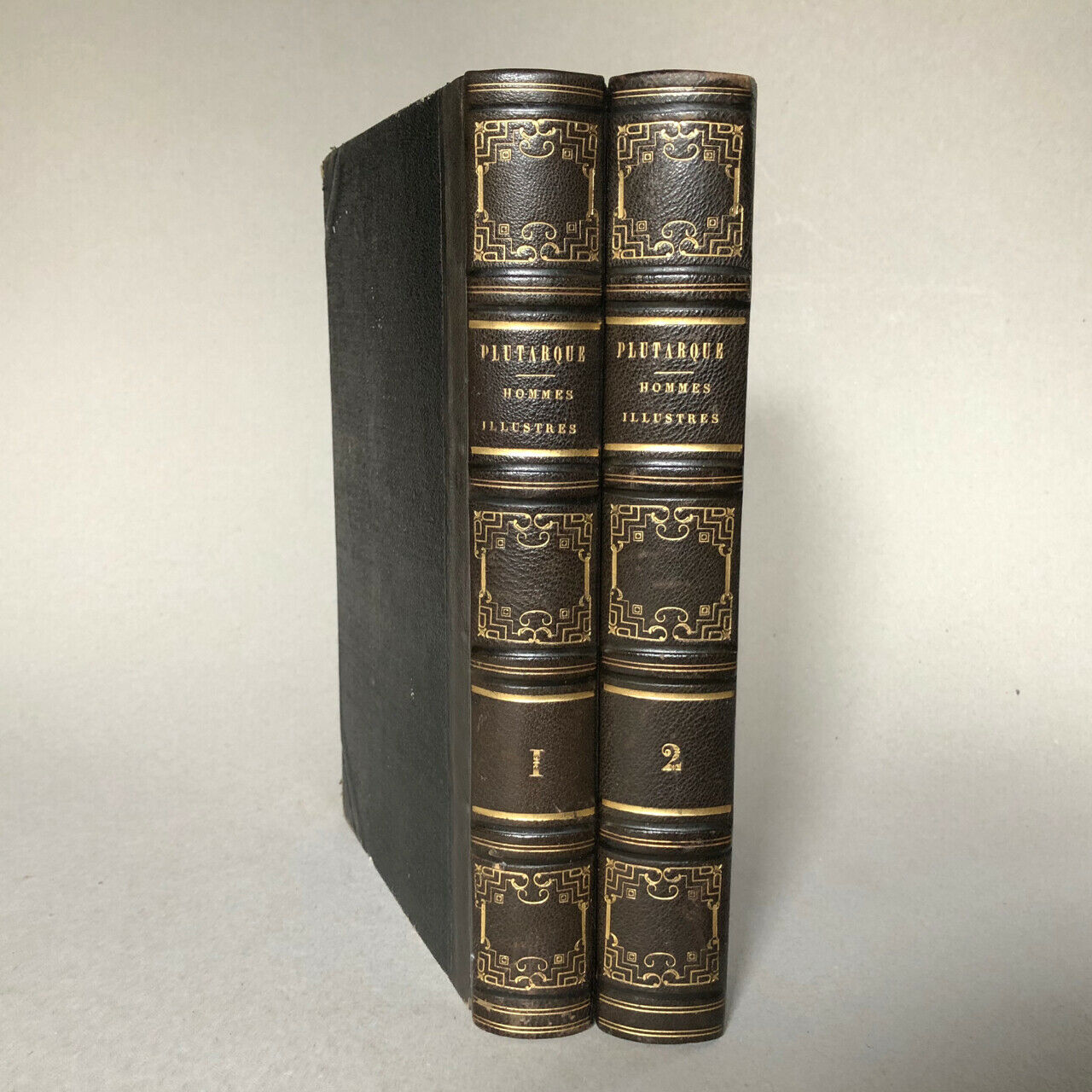 Plutarque — Vies des hommes illustres — trad. Ricard — 20 pl. h.t. — Furne —1838
