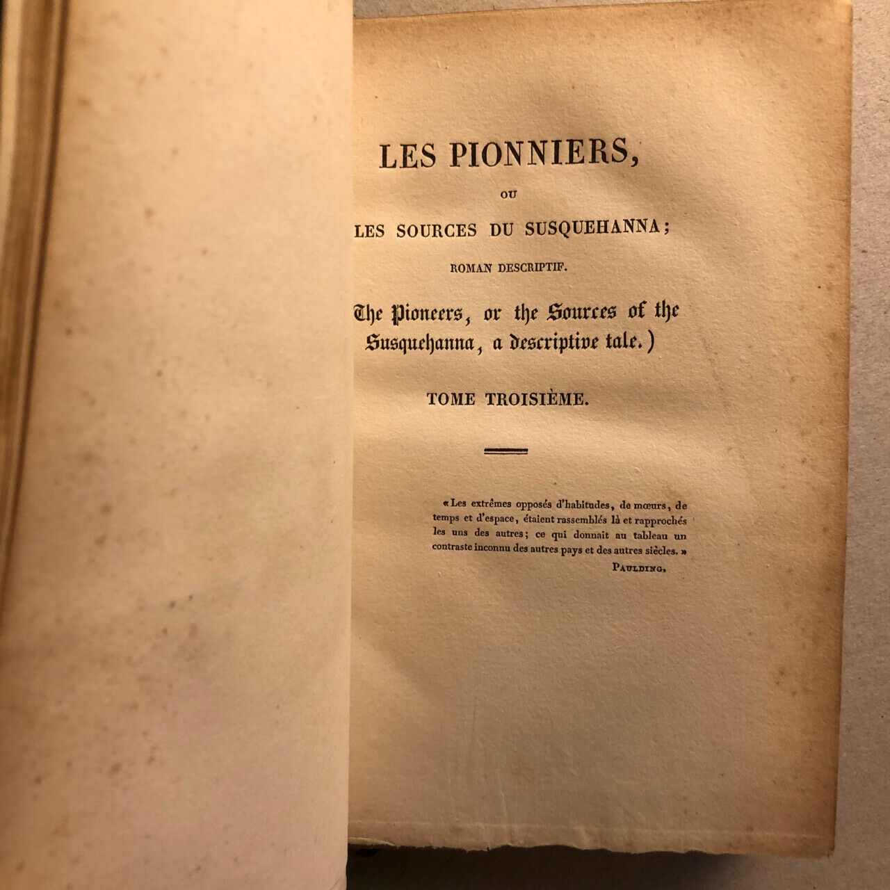 Fenimore Cooper — Œuvres complètes — 27 vol. — 1ère édition — Gosselin — 1824-30