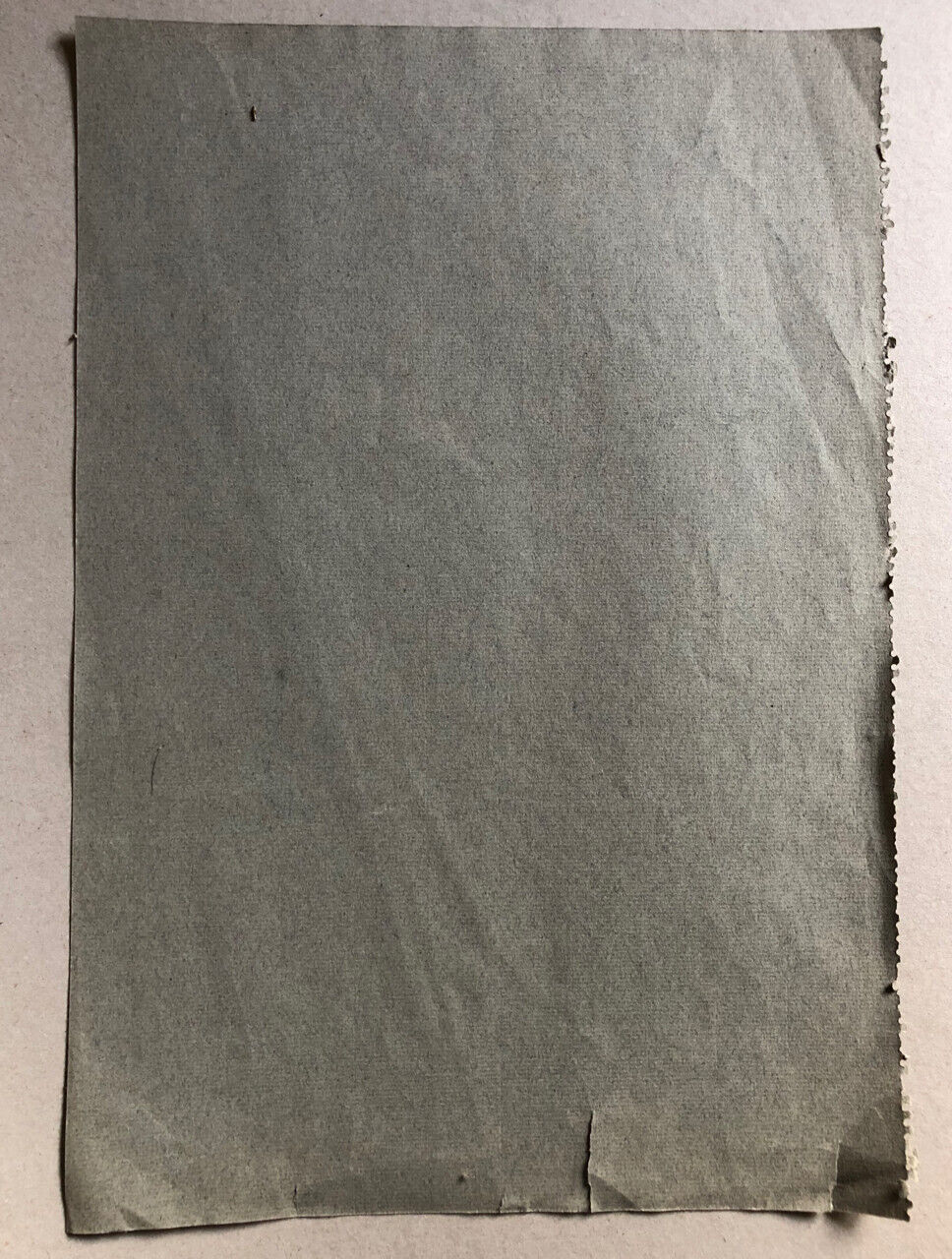 Nu féminin — dessin académique au fusain sur une page de carnet grise — 44x30 cm