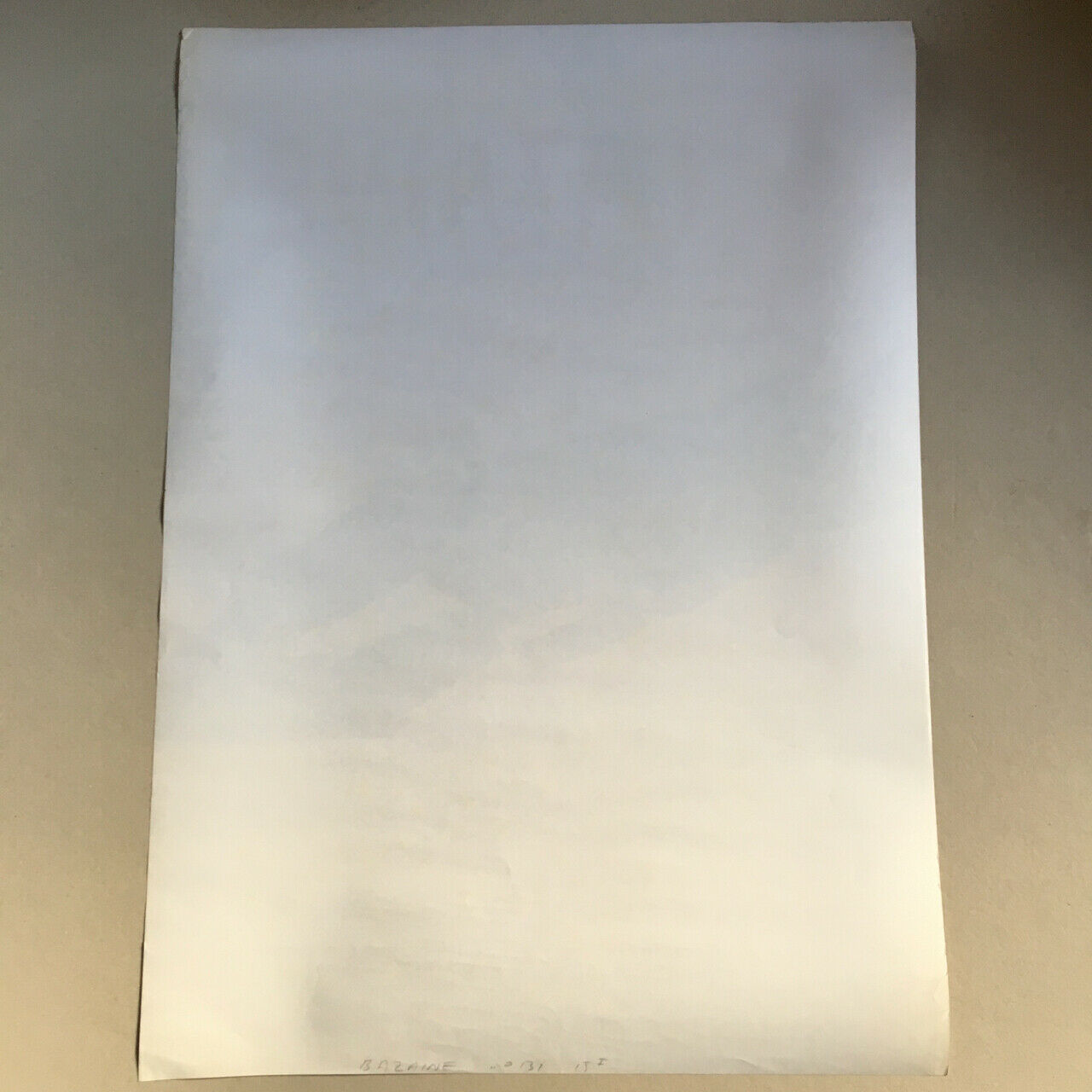 Bazaine — Signed exhibition poster — Maeght gallery — 53.5x74 cm — 1972.