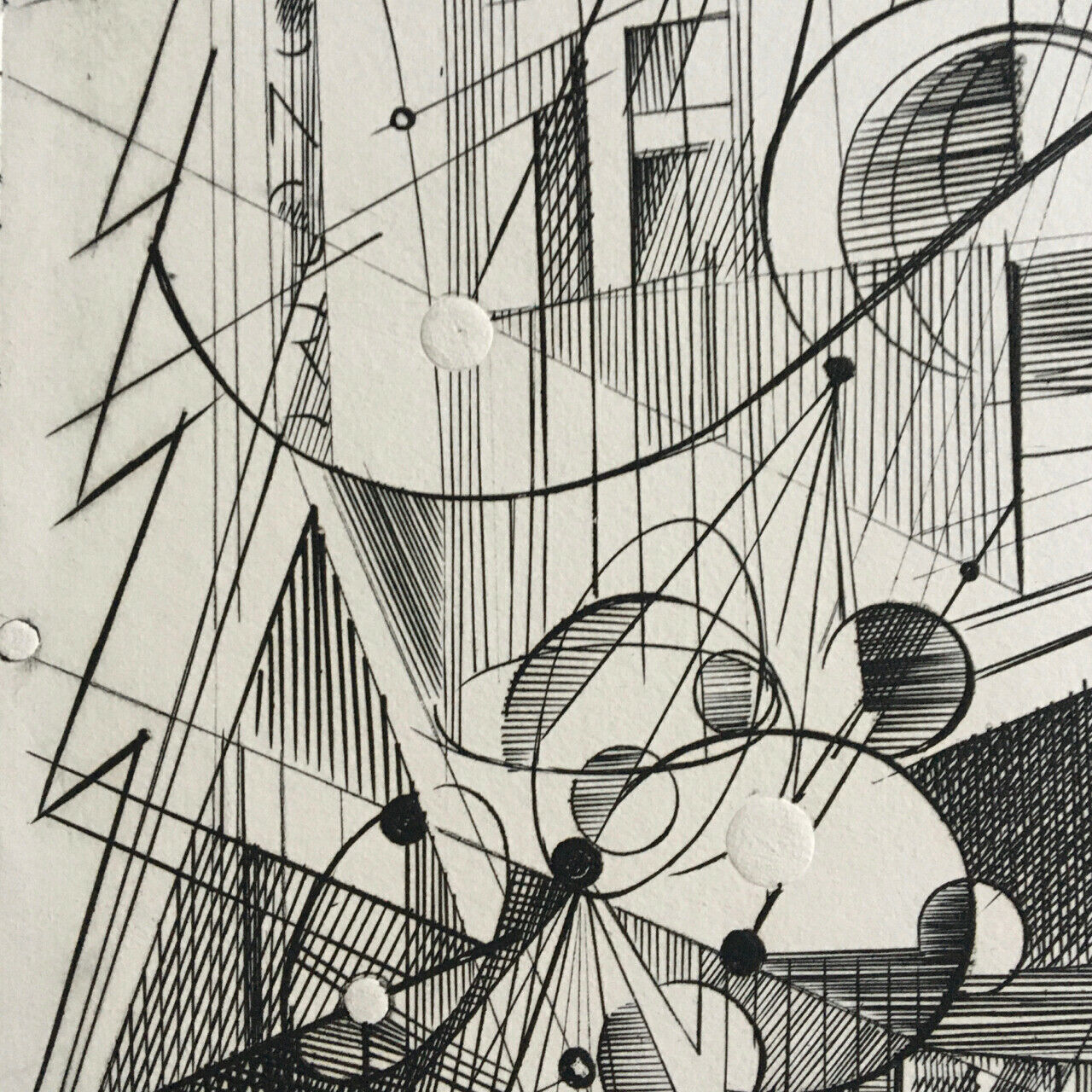Germaine de Coster — Arts ménagers au Grand Palais — burin n° / 30 & signé —1959