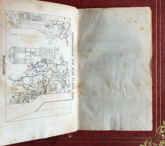 Goethe, Gérard de Nerval — Faust — 1st ed. from the translation — Dondey-Dupre — 1828.