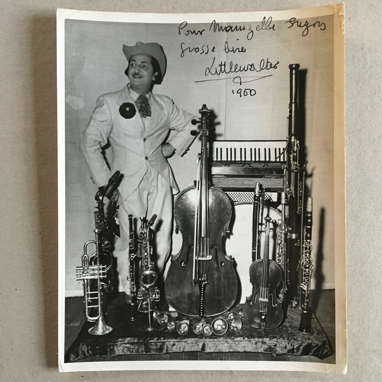 Little Walter Family — 3 tirages argentiques signés — cirque, music-hall — 1950.