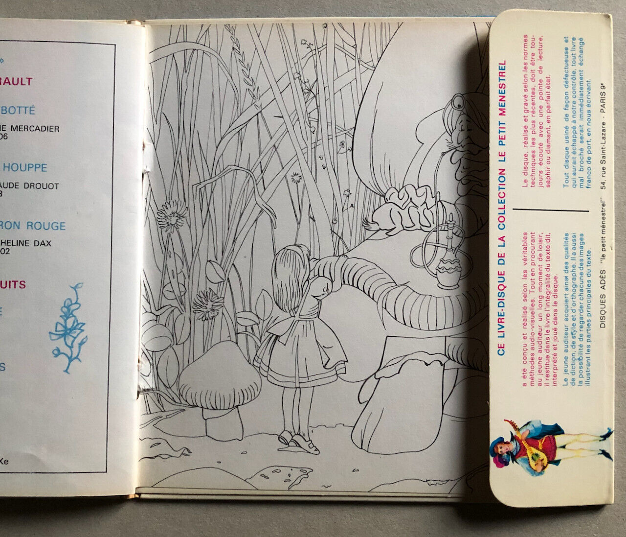Lewis Carroll — Alice au pays des merveilles — Micheline Presle — Adès — ALB 218